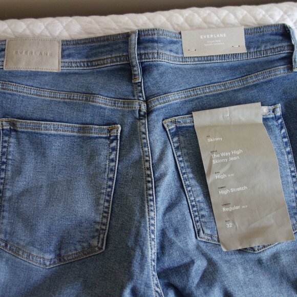 NWT EVERLANE The Way High Skinny Stretch Jeans – Wmns 32 - Picture 6 of 9